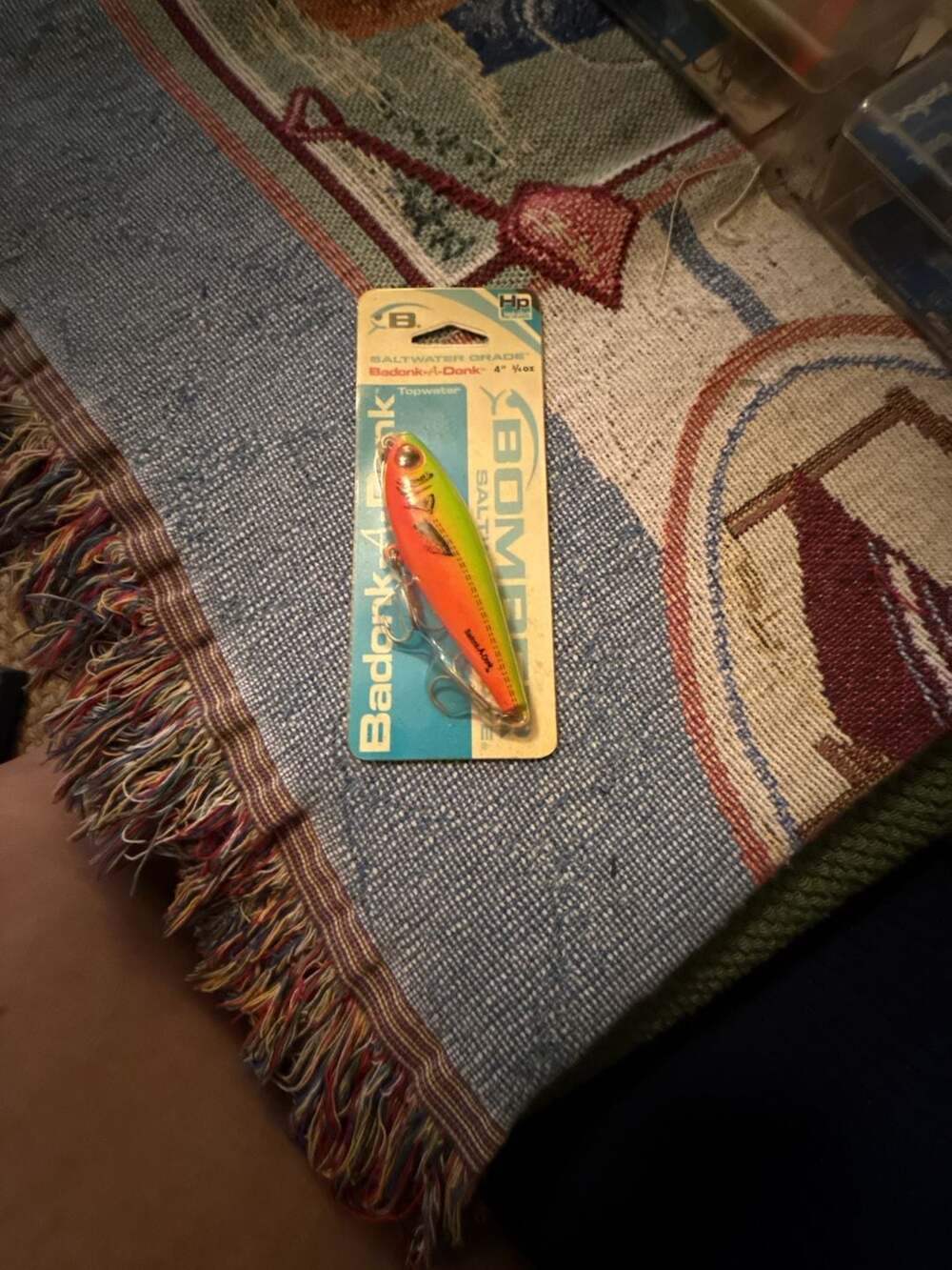 Bomber Saltwater Grade Badonk-A-Donk 4" 3/4oz Topwater Lure